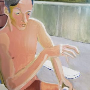 Boy in Adirondack Chair